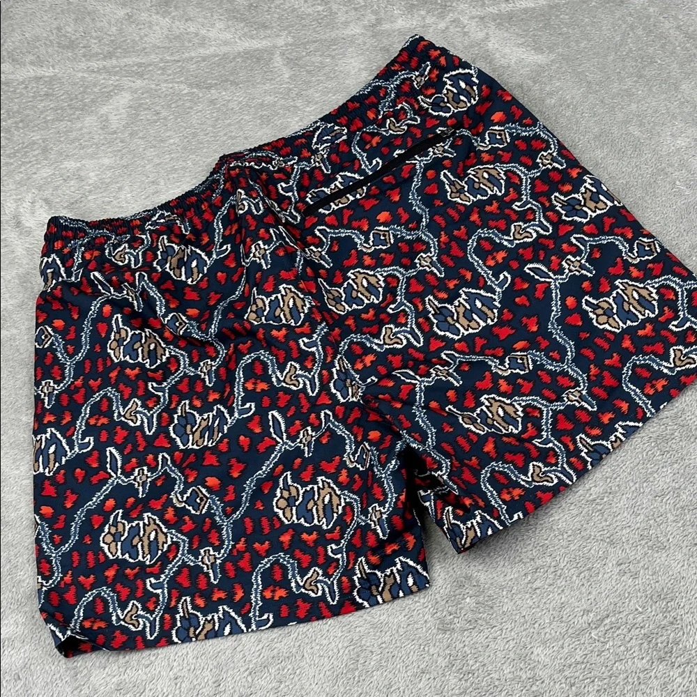 NEW Outerknown M Men's Red, Blue Nomadic Volley‎ Beach Swim Shorts